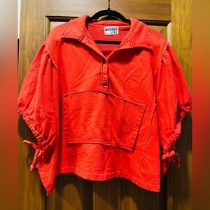 Small Redish Orange BUCKET LIST Top